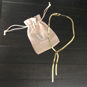 NWOT Uncommon James Gold Lariat Necklace